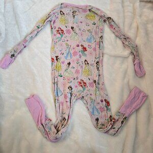 Little Sleepies Pink Princess 3T Zippy